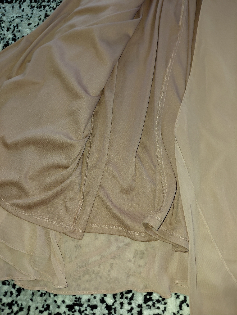 Lovely Bridesmaid Sienna Chiffon Maxi Dress Size 4R NWT | High Neck Slit Formal - Picture 14 of 15